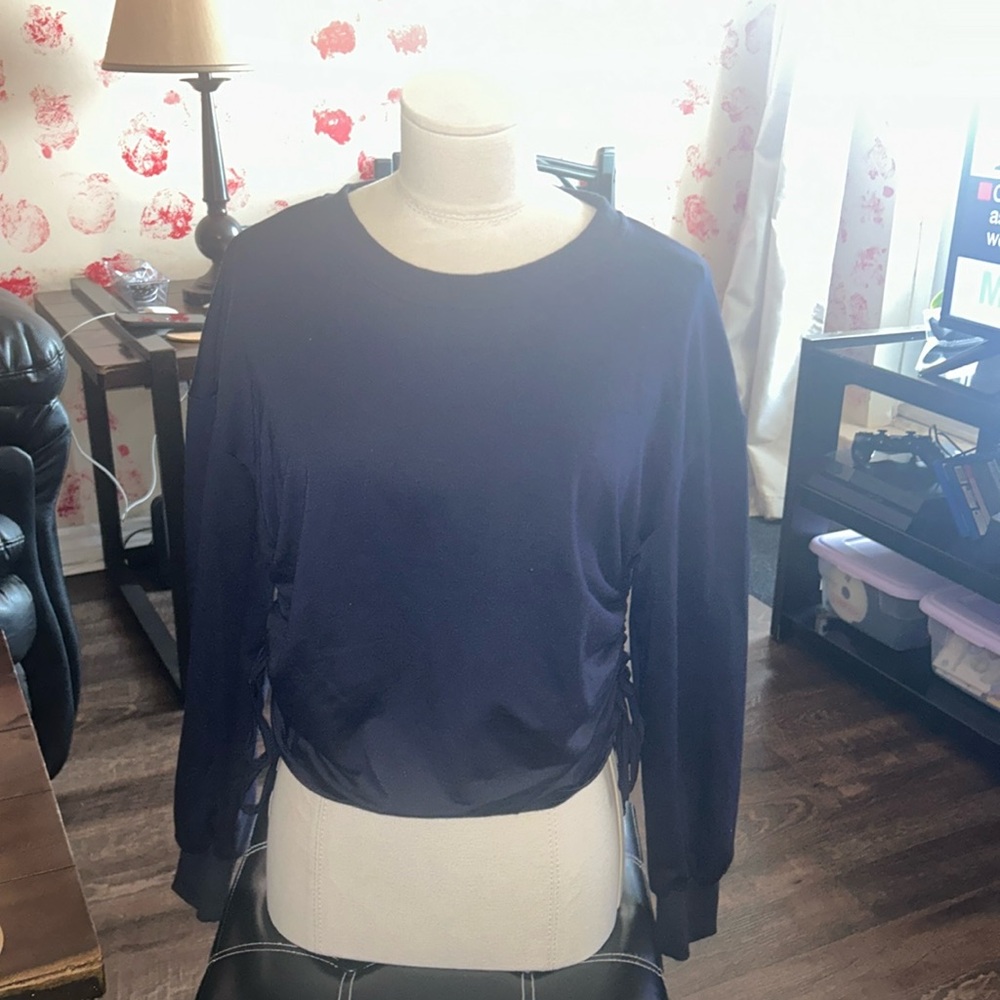 Drawstring sweater